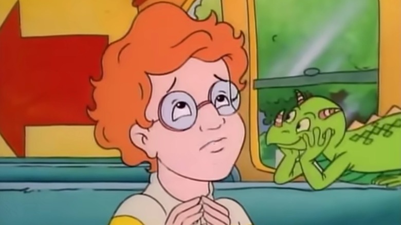 Arnold and Liz in the Magic School Bus opening credits