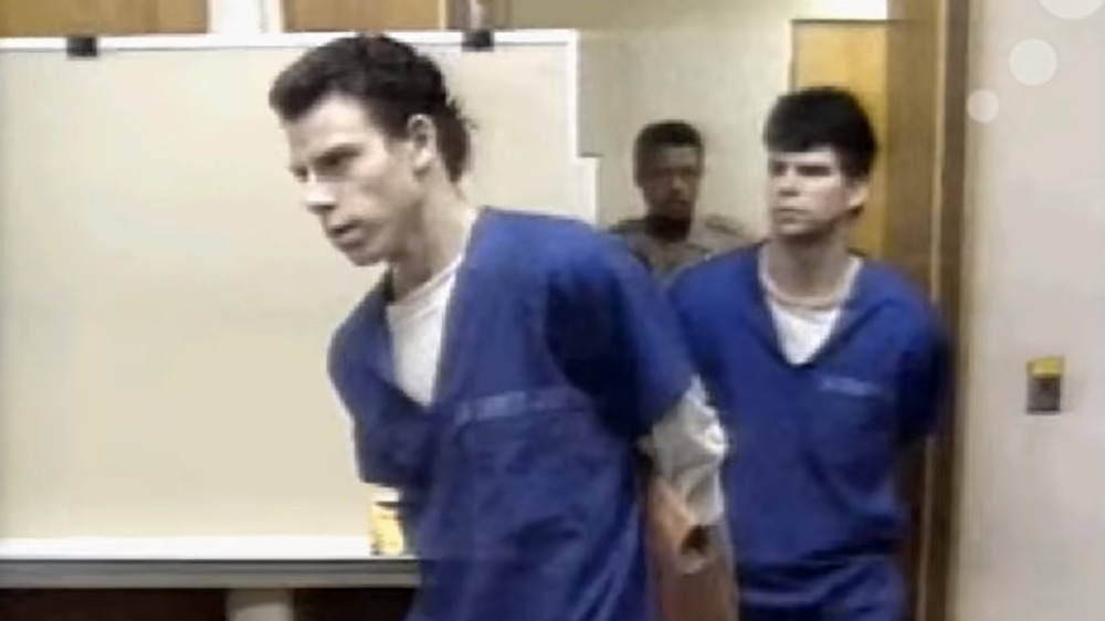 Erik and Lyle Menendez in handcuffs