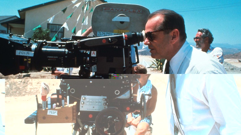 Jack Nicholson and Panaflex camera