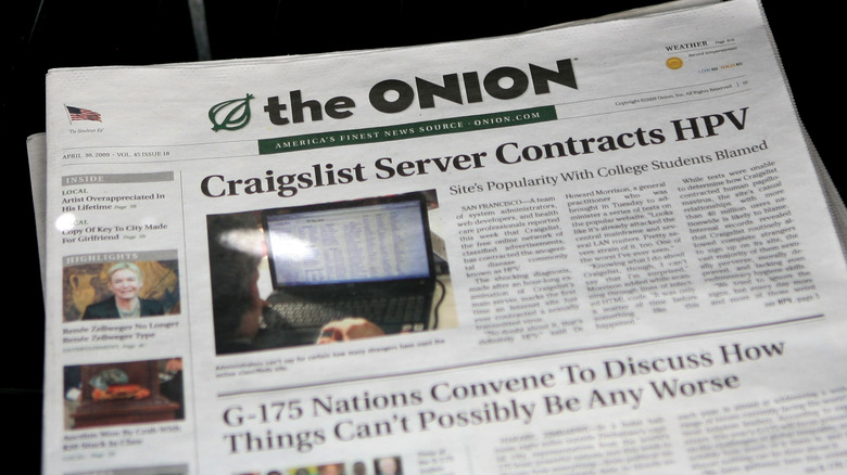 The Onion print version in box