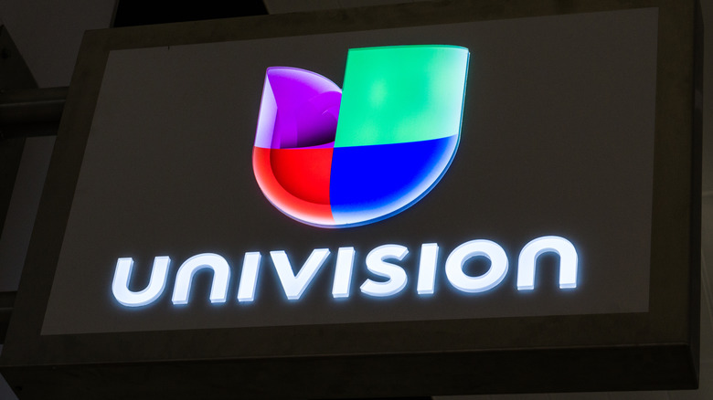 Univision logo sign