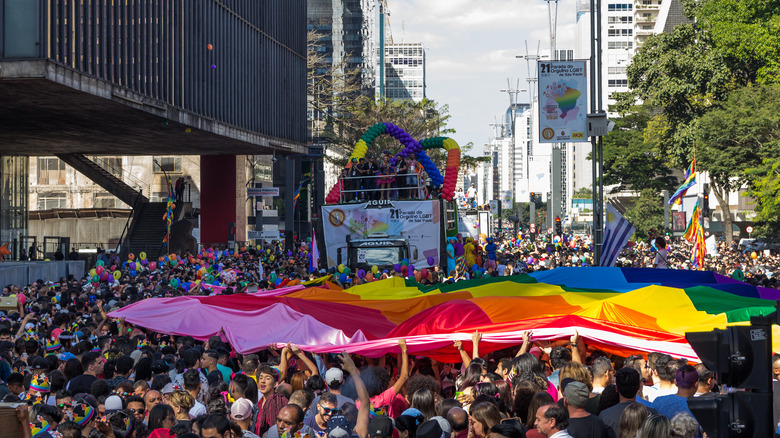 Pride flag Sao Paulo 