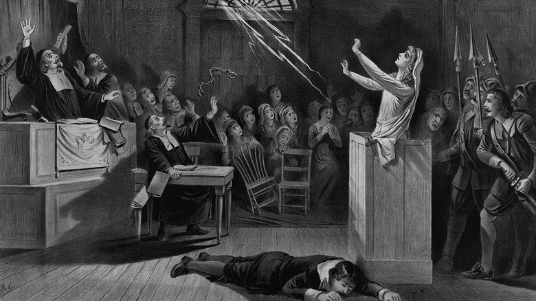 lightning puritan witch trial