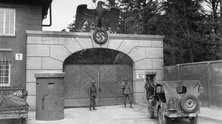 gate of Dachau concentration camp
