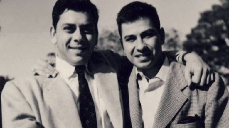 The Sherman Brothers smiling