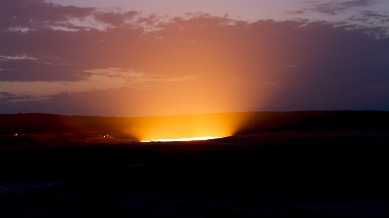 Glow of Darvaza crater, Turkmenistan