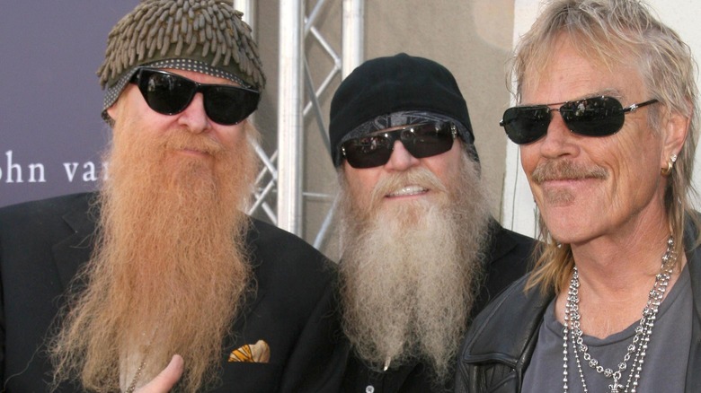 Members of ZZ Top standing together