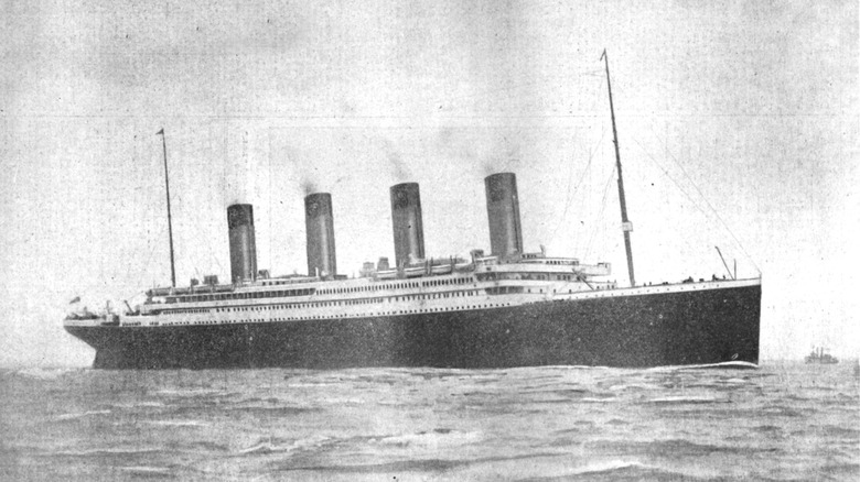 Drawing of Titanic