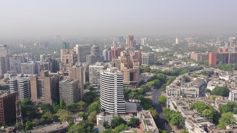 a view of New Delhi