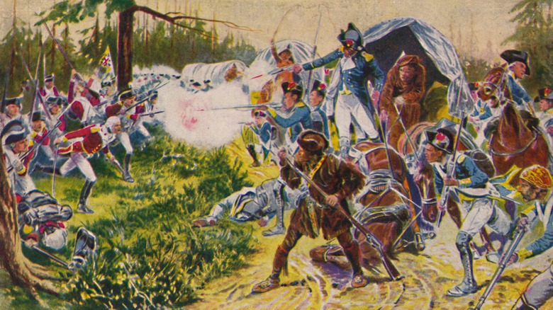 illustration of battle of brandywine