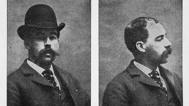 two photo portraits of H.H. Holmes