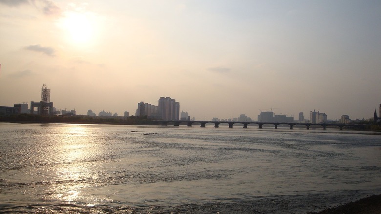 Songhua river in China.