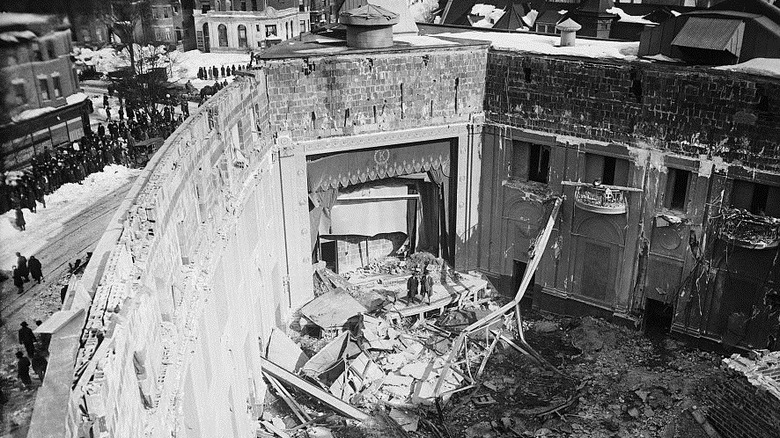 Photo of Knickerbocker Theater after collapse