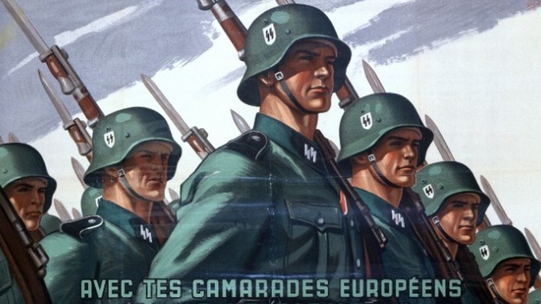 French recruitment poster for SS