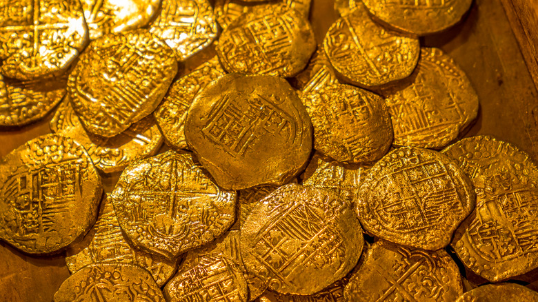 Spanish gold coins 