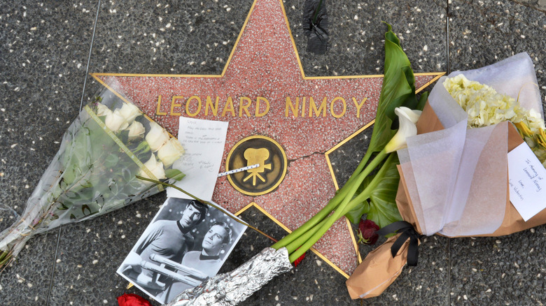 Memorial items Nimoy's Hollywood star