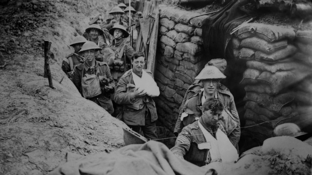 World War I trench warfare