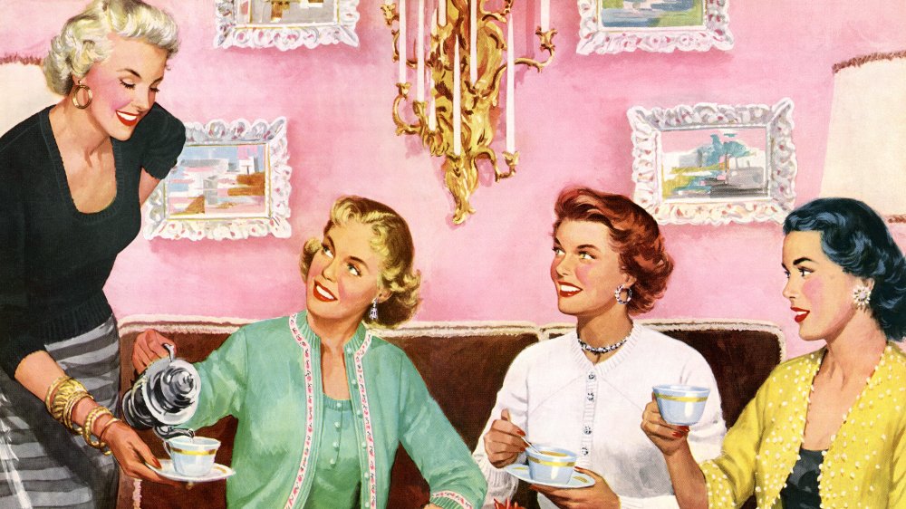 Suburban housewives of the '50s