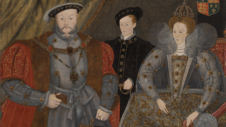 The Tudor kings glare