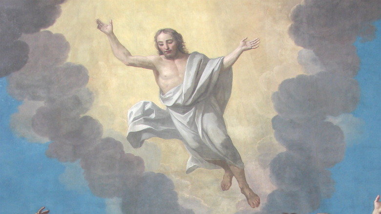 Ascension of Jesus painting