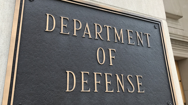 department of defense signage
