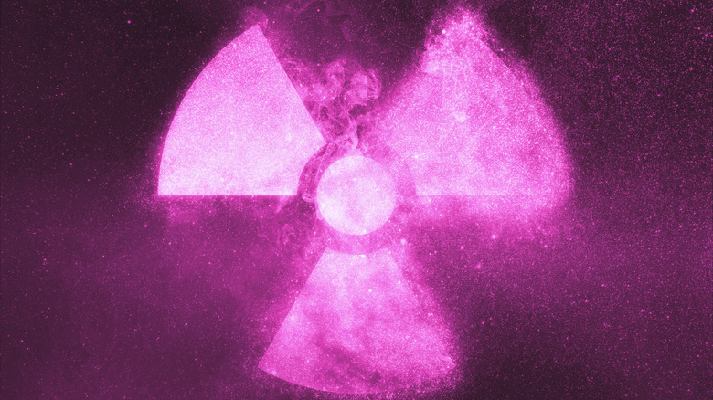 radioactive warning symbol