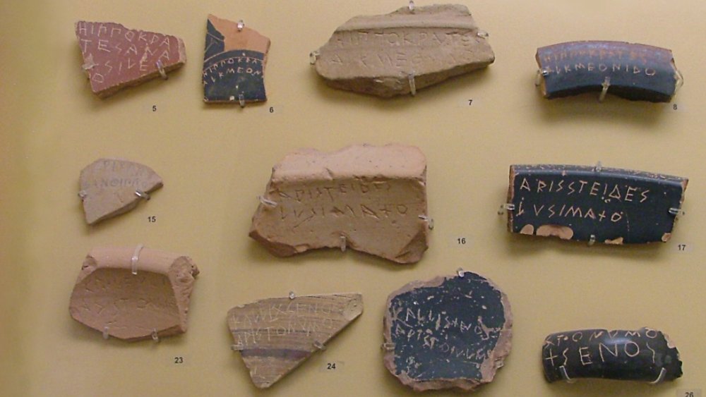 ancient Greek ostraca