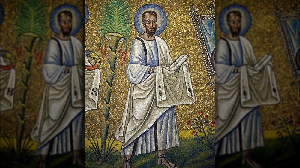 Saint Paul detailed in mosaic 