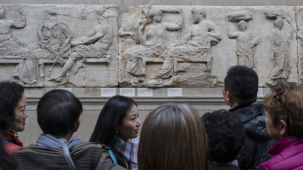 Pieces of The Parthenon at The British Museum Greece wants returned.