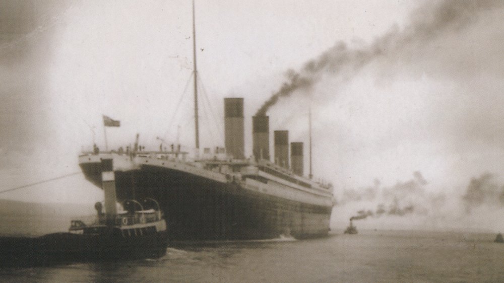 The Titanic in April, 1912