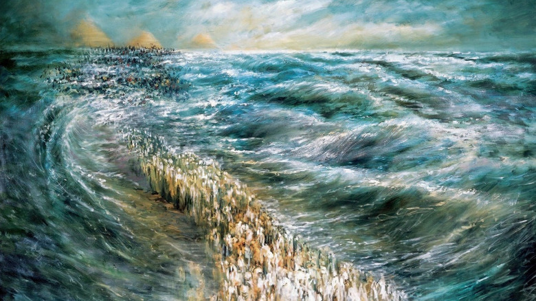 painting of Crossing of the red sea