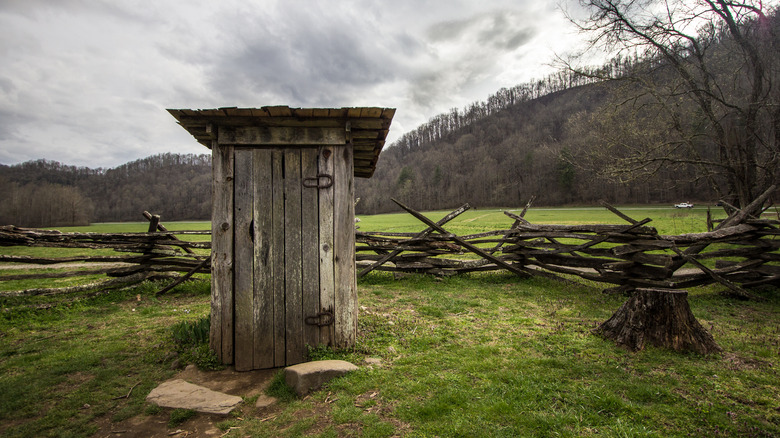 Outhouse in a national park