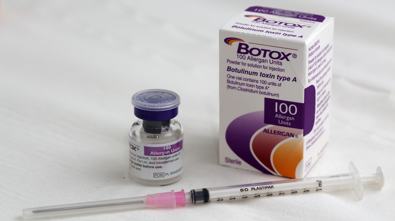 Botox with syringe