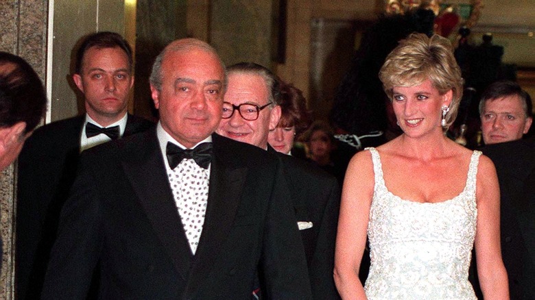 Mohamed Al Fayed, Princess Diana walking