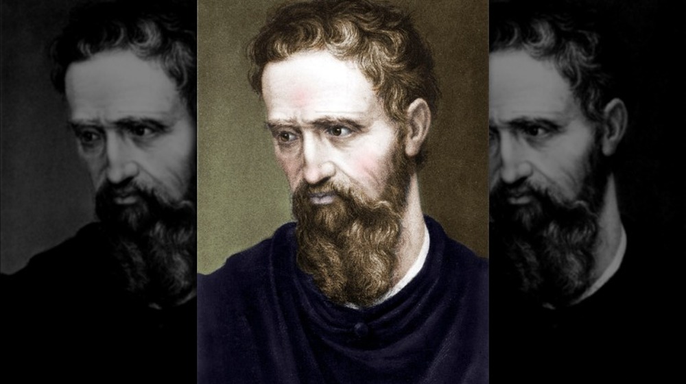 Michelangelo self-portrait 