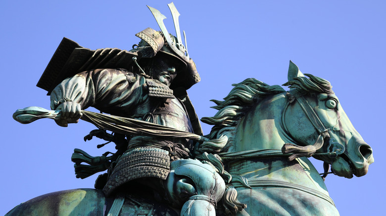 Statue of a samurai