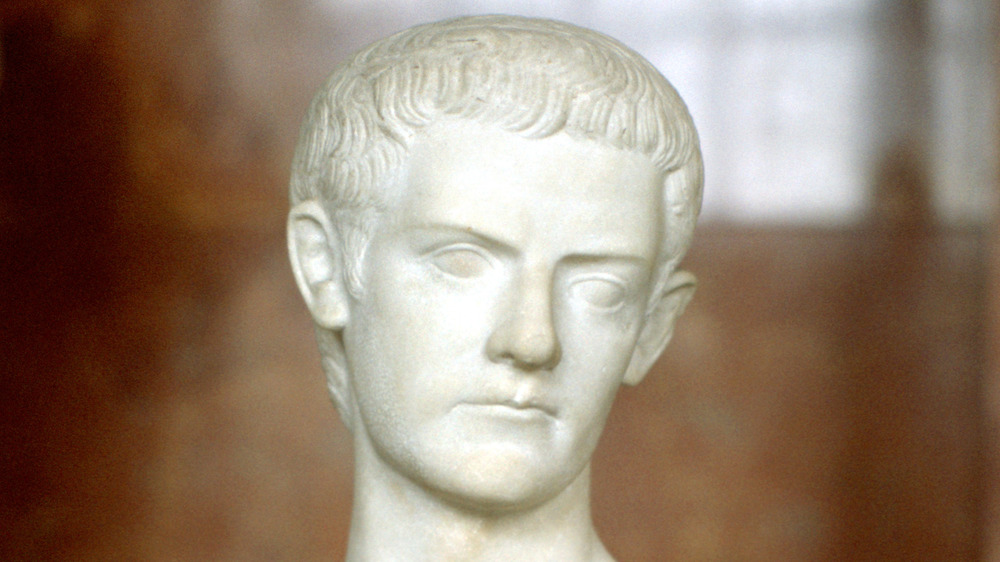 A bust of Emperor Caligula from the Louvre in Paris
