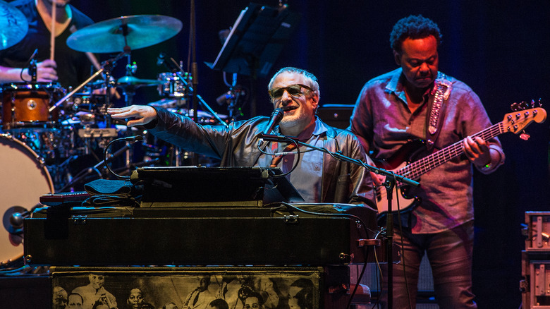 Donald Fagen of Steely Dan performing at the O2 Arena
