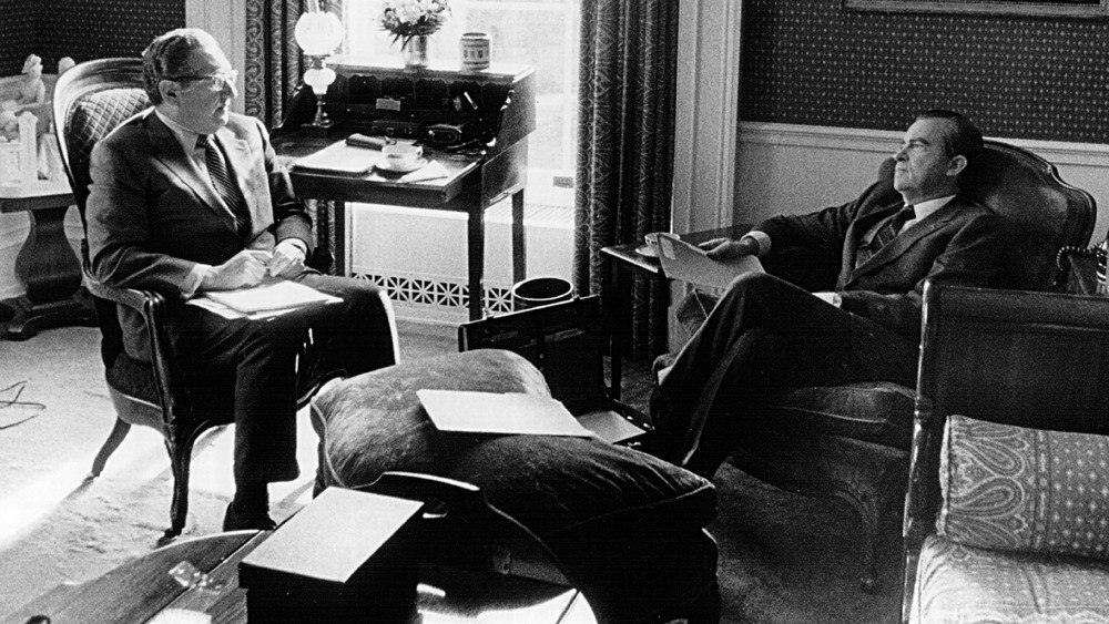 Henry Kissinger and Richard Nixon in 1973
