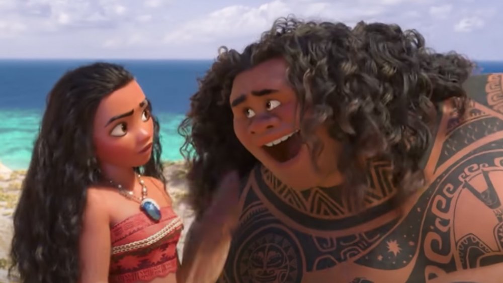Moana and Maui of Disney's Moana