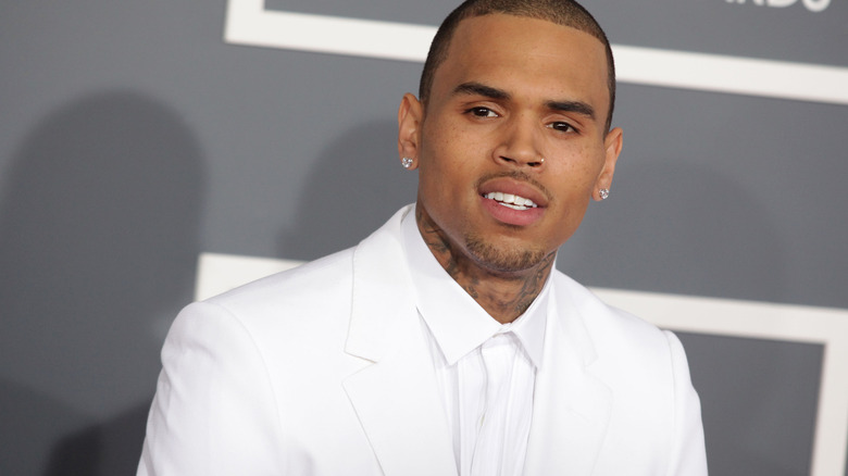 Chris Brown at an awards show
