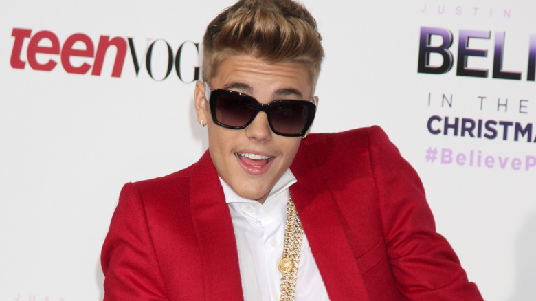 Justin Bieber sunglass at an event