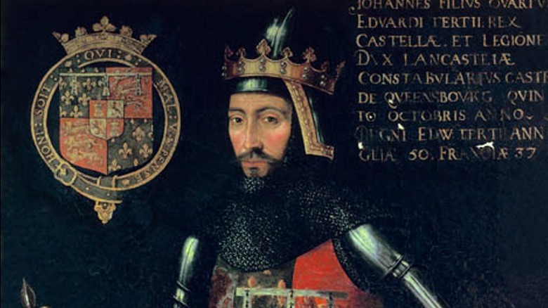 Portrait of John of Gaunt in armor