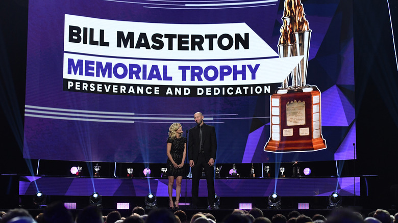 Presentation of the Bill Masterton memorial trophy