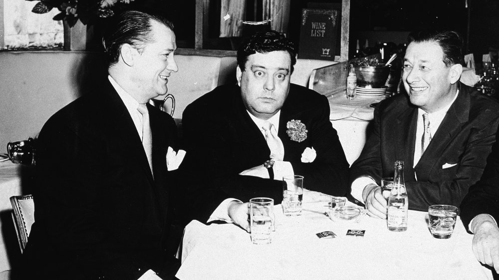 Jackie Gleason dining out