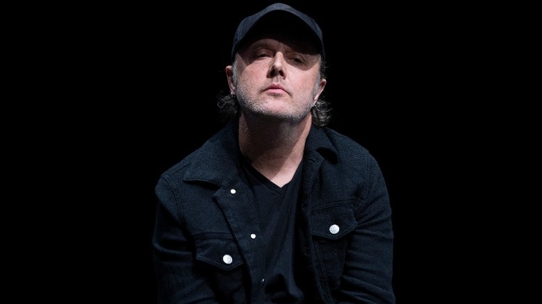 Lars Ulrich attends press conference