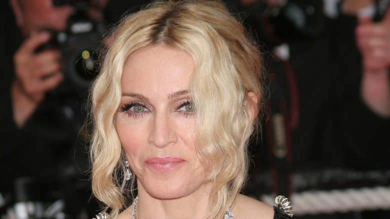 Madonna at a red carpet event in 2010