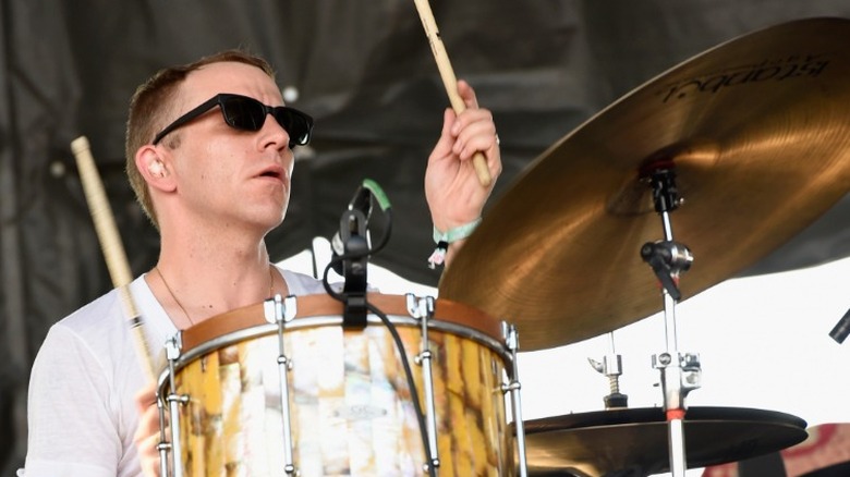 Jeremiah Green drumming in 2015