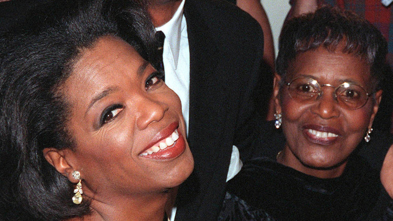 oprah winfrey and her mother at an event