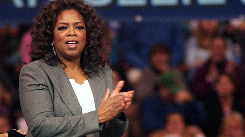 oprah winfrey appearing at a campaign for obama